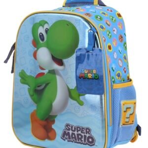 mochila yoshi azul termoformado 6d