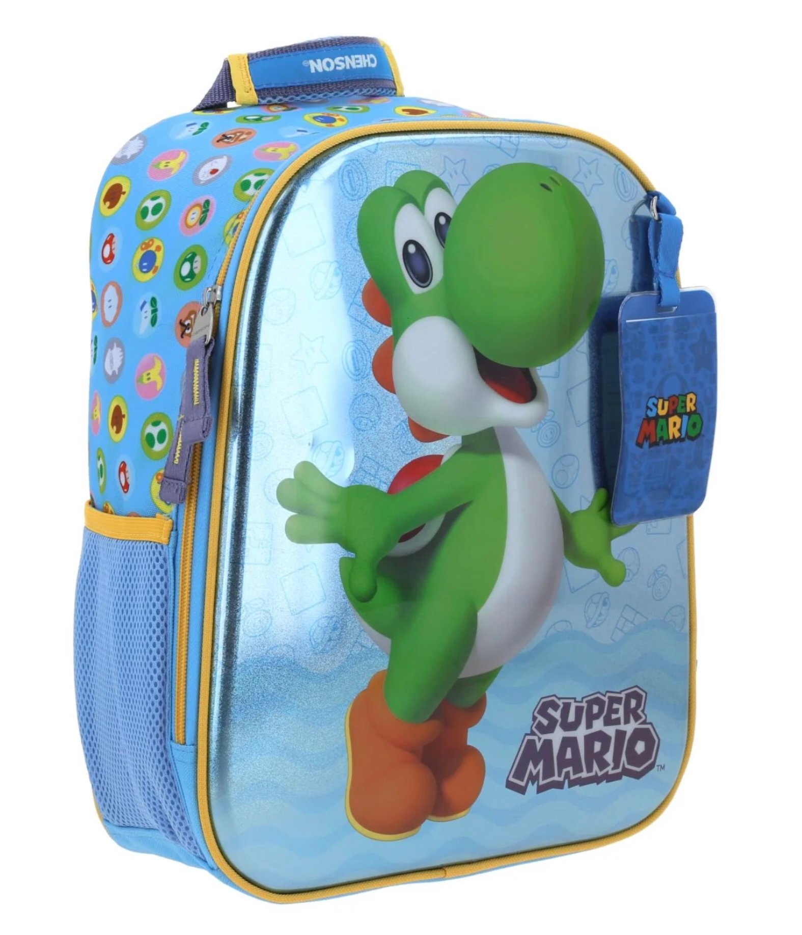 mochila yoshi azul termoformado 6d mochila yoshi azul termoformado 6d
