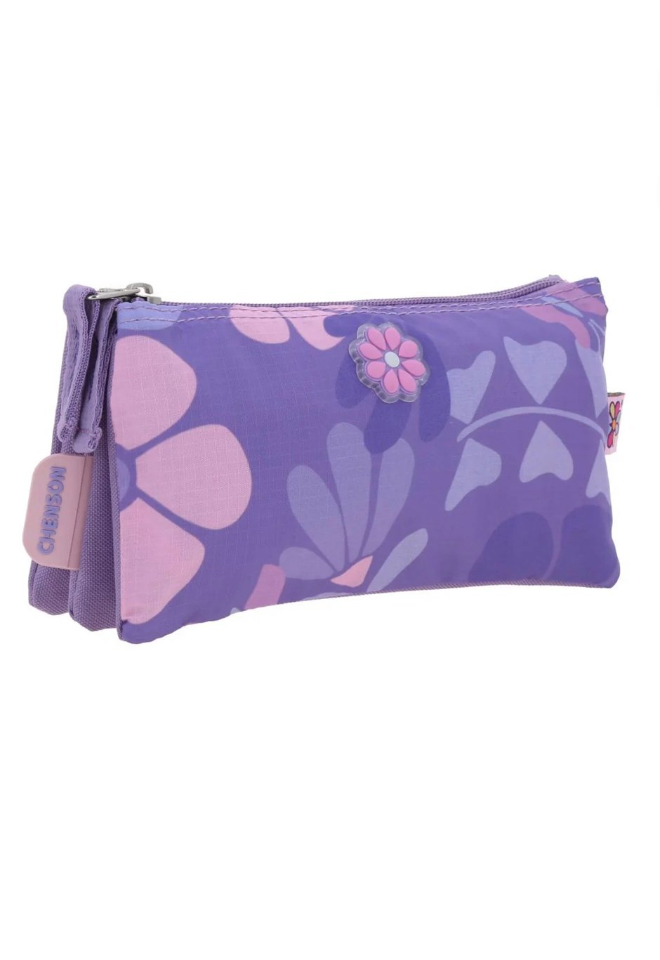 lapicera morada de bolsitas con resorte lapicera morada de bolsitas con resorte