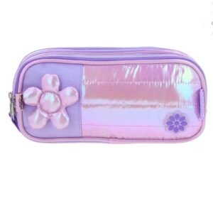 lapicera con flor 3d inflada brillante happy girl