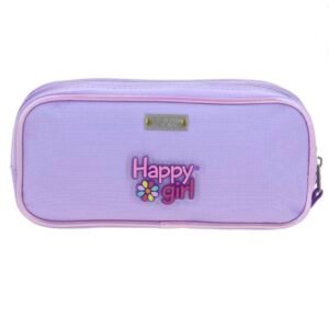 lapicera con flor 3d inflada brillante happy girl