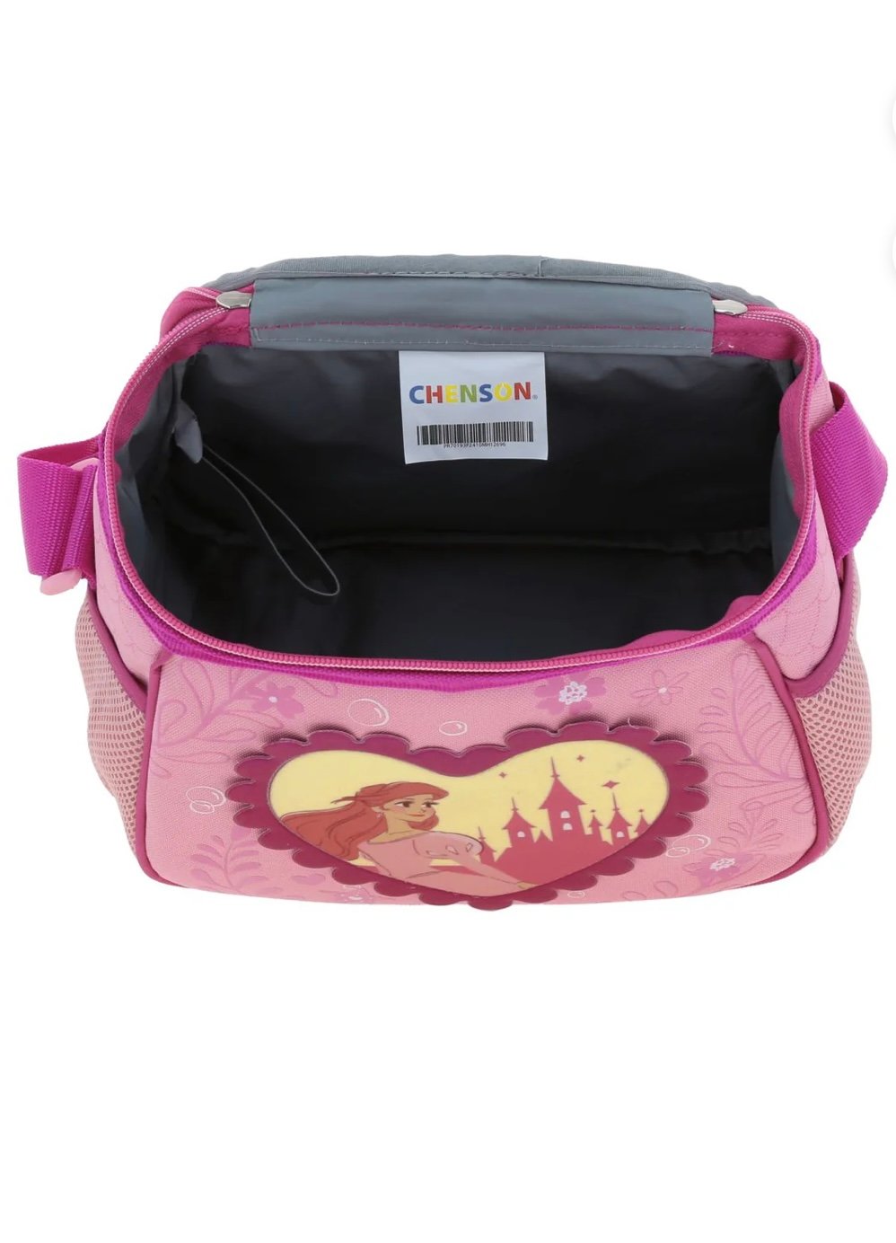 lonchera de ariel sirenita corazón rosa lonchera de ariel sirenita corazón rosa