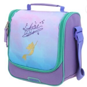 lonchera de ariel lila de bolsitas