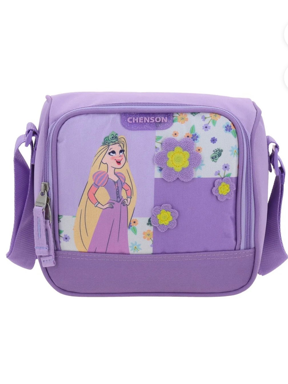 lonchera de rapunzel flores bordada lonchera de rapunzel flores bordada