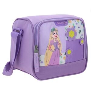 lonchera de rapunzel flores bordada