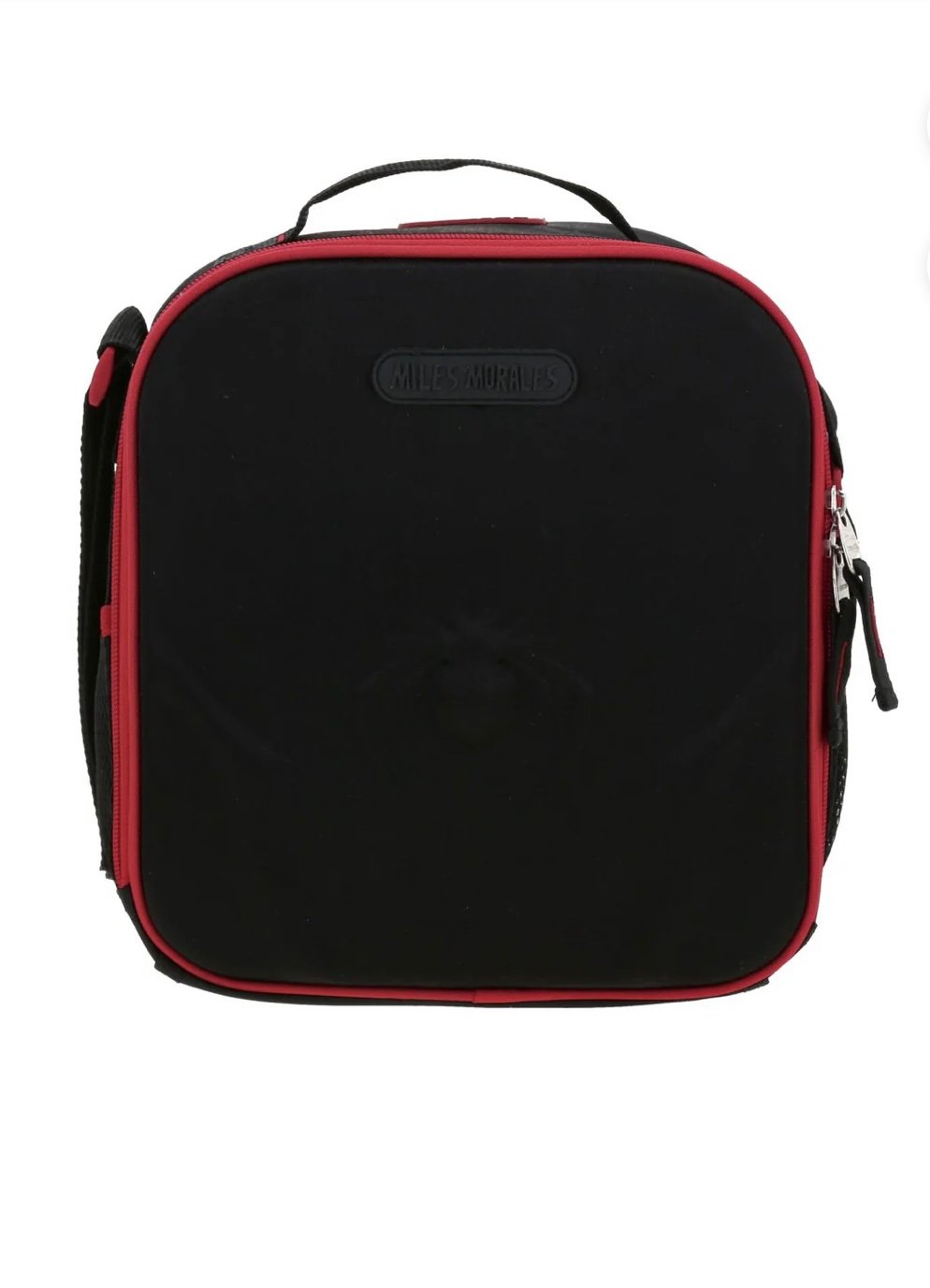 lonchera de miles morales araña 3d negra lonchera de miles morales araña 3d negra