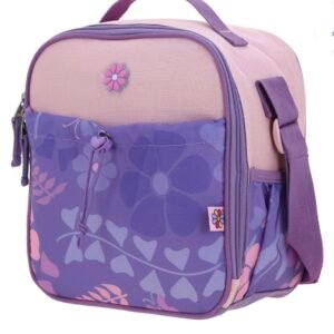 lonchera morada de bolsitas con resorte