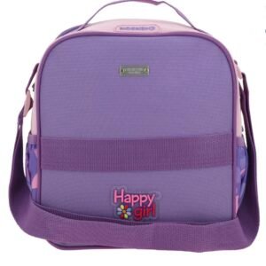 lonchera morada de bolsitas con resorte