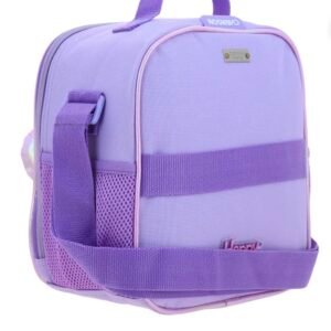 lonchera con flor 3d inflada brillante happy girl