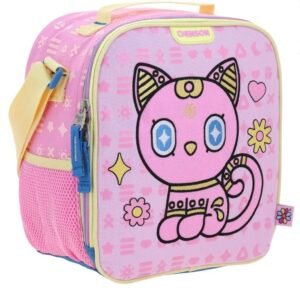 lonchera de gato ojo diamante grande