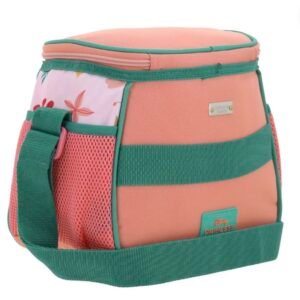 lonchera de princesas color salmón