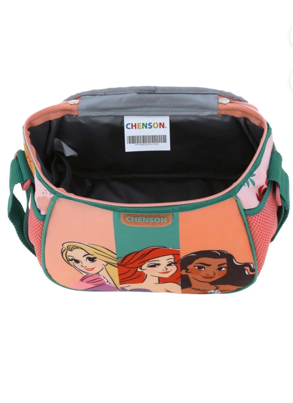 lonchera de princesas color salmón lonchera de princesas color salmón