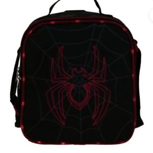 lonchera de spider man araña con luz