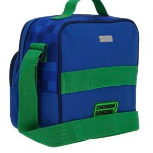 lonchera de consola de videojuego azul