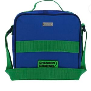 lonchera de consola de videojuego azul