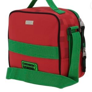 lonchera de videojuego consola roja