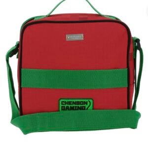 lonchera de videojuego consola roja