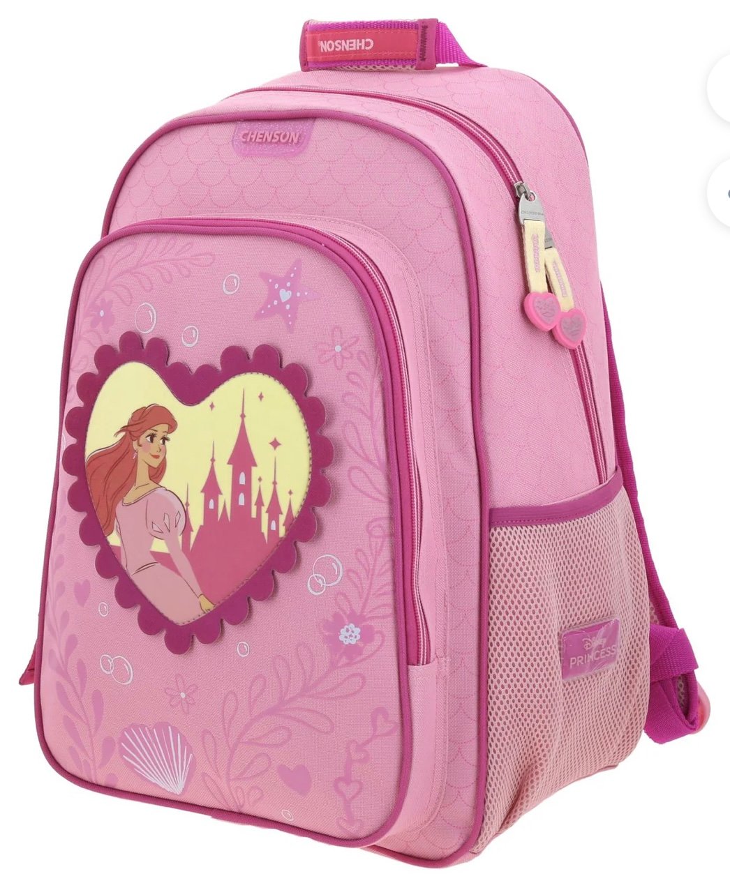 mochila grande de ariel sirenita corazón rosa mochila grande de ariel sirenita corazón rosa