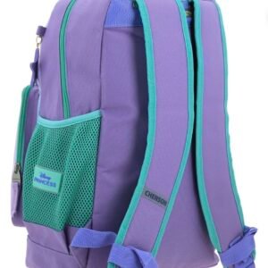 mochila de ariel lila de bolsitas