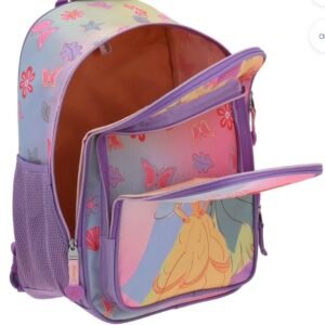 mochila de princesas lisa de brillos grande