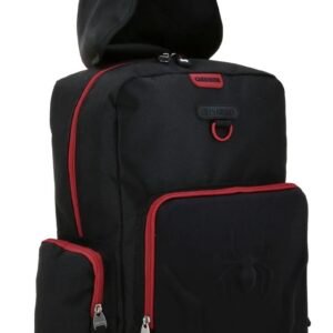 mochila de miles morales araña negra 3d