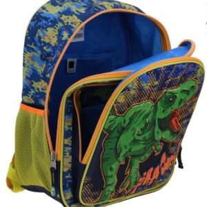 mochila de dinosaurio completo 3d con llavero