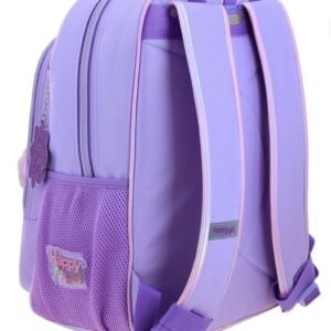 mochila con flor 3d inflada brillante happy girl