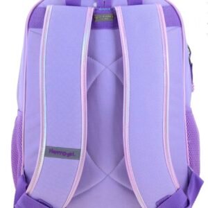 mochila con flor 3d inflada brillante happy girl