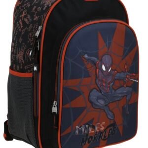 mochila miles morales fondo gris