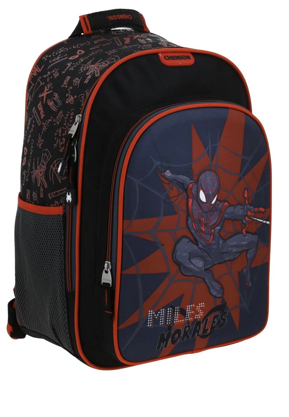 mochila miles morales fondo gris mochila miles morales fondo gris
