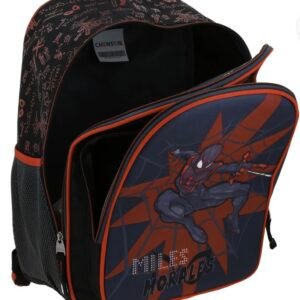 mochila miles morales fondo gris