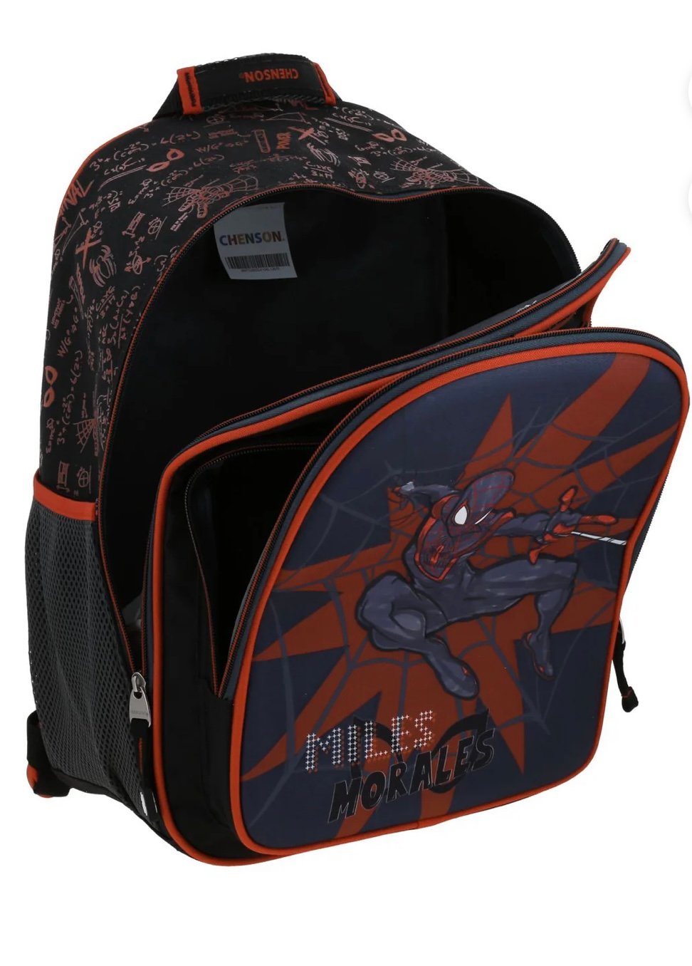 mochila miles morales fondo gris mochila miles morales fondo gris