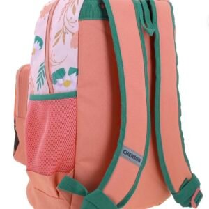 mochila de princesas color salmón