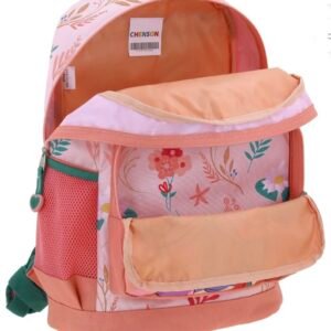 mochila de princesas color salmón