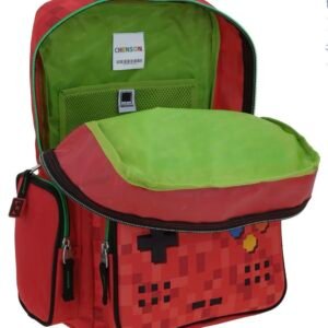 mochila de control de videojuego roja