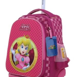 mochila con carro de fabrica de chenson de princesa peach anillo