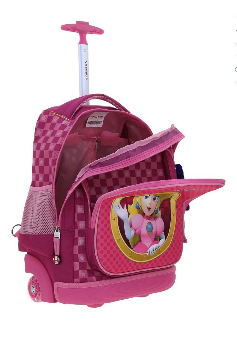 mochila con carro de fabrica de chenson de princesa peach anillo mochila con carro de fabrica de chenson de princesa peach anillo