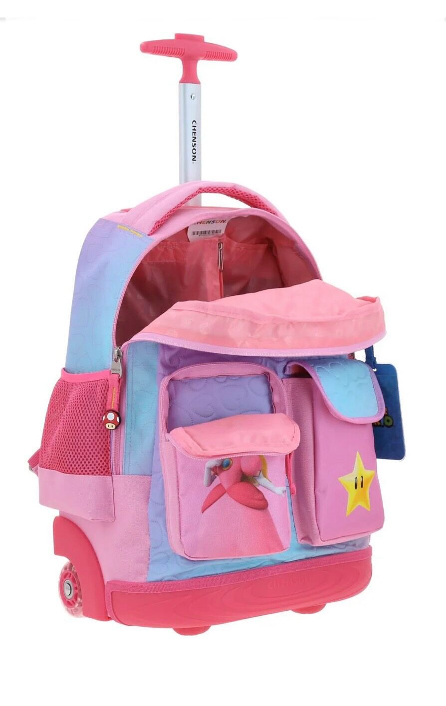 mochila con carro de fabrica de chenson de princesa peach bolsitas mochila con carro de fabrica de chenson de princesa peach bolsitas