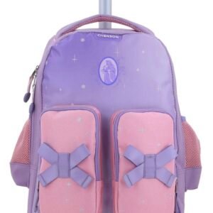 mochila con carro de fabrica de chenson de rapunzel de bolsitas