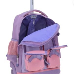 mochila con carro de fabrica de chenson de rapunzel de bolsitas