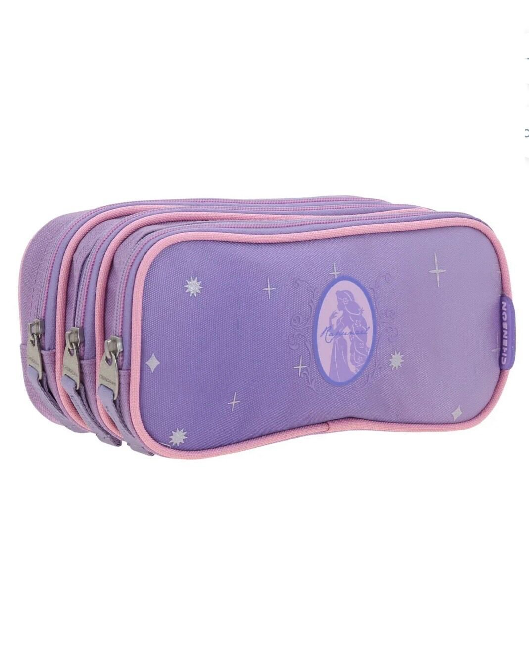 lapicera de rapunzel lila de moños lapicera de rapunzel lila de moños