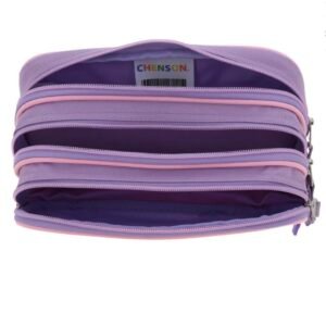 lapicera de rapunzel lila de moños