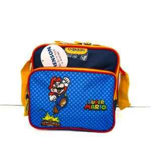 combo de mochila de mario bross de bolsitas grande