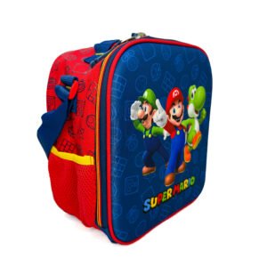 lonchera de mario bross y amigos 3d liso