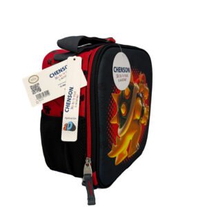 lonchera de bowser 3d lisa negra