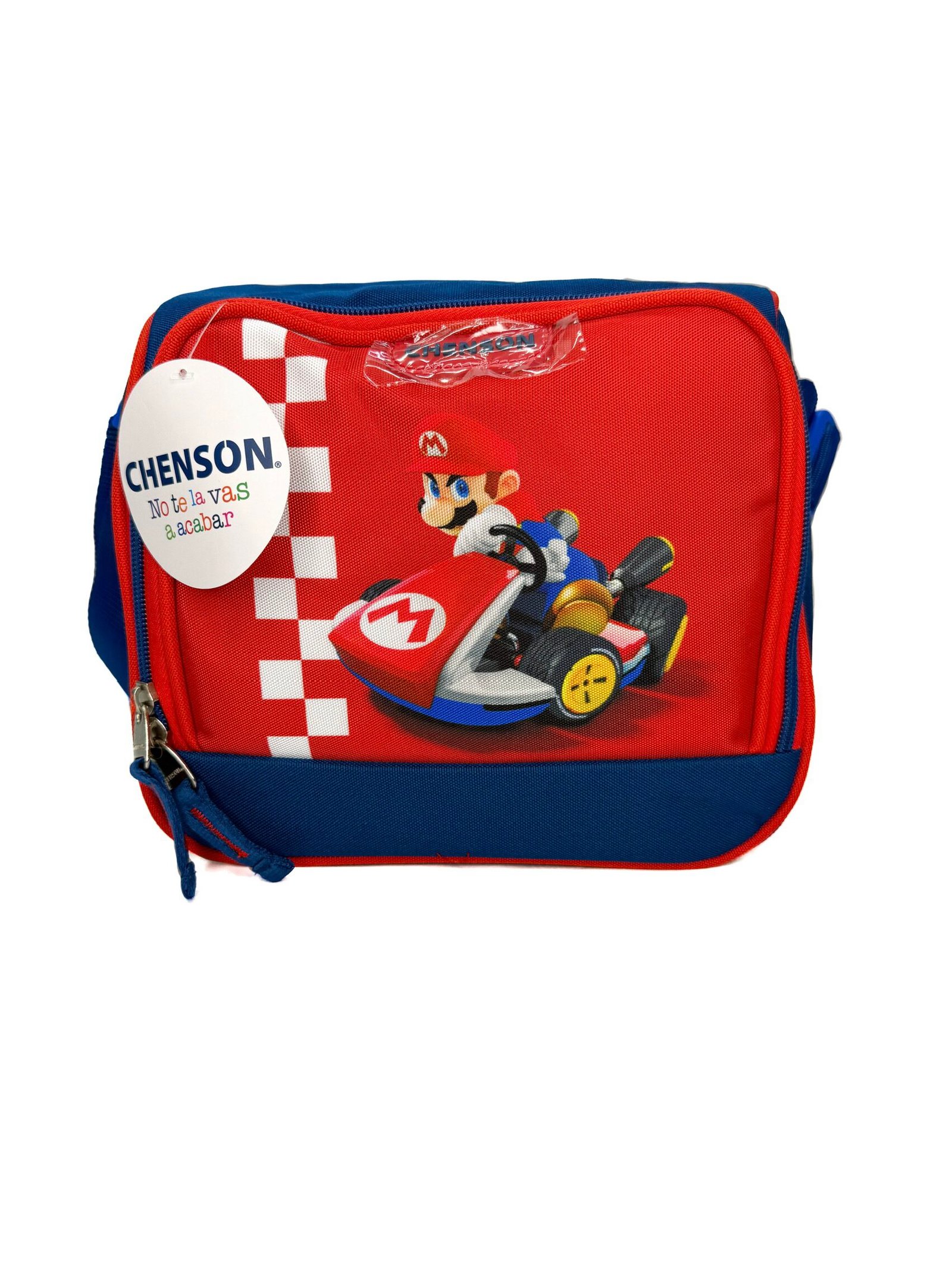 lonchera de mario kart cuadros bandera lonchera de mario kart cuadros bandera