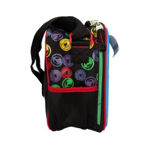 lonchera de miles morales 3d fondo azul