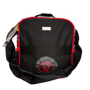 lonchera de miles morales 3d fondo azul