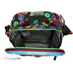 lonchera de miles morales 3d fondo azul