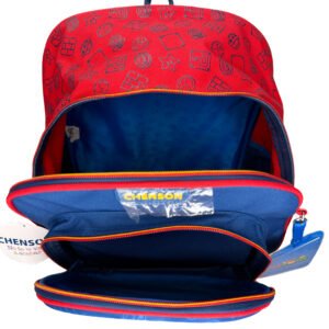 mochila de mario bross y amigos 3d liso grande